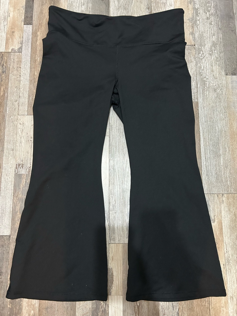 Fabletics Black Wide-Leg Stretch Pants
